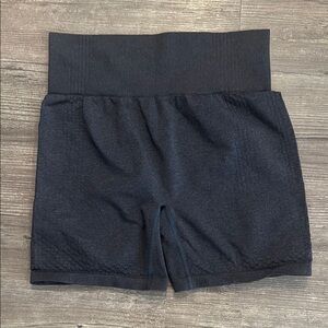 Black Seamless Biker Shorts
